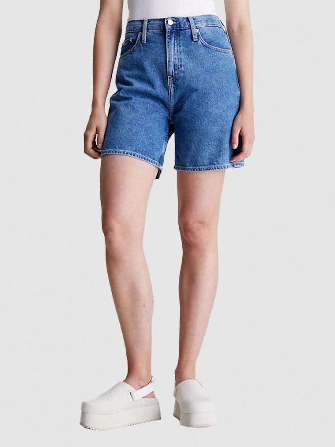 Pantalones Cortos Mujer Jeans Calvin Klein