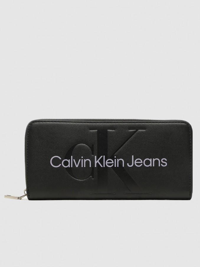 Billetera Mujer Plata Calvin Klein