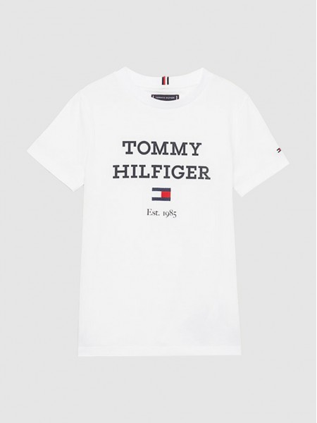 T-Shirt Menino Logo Tommy Hilfiger