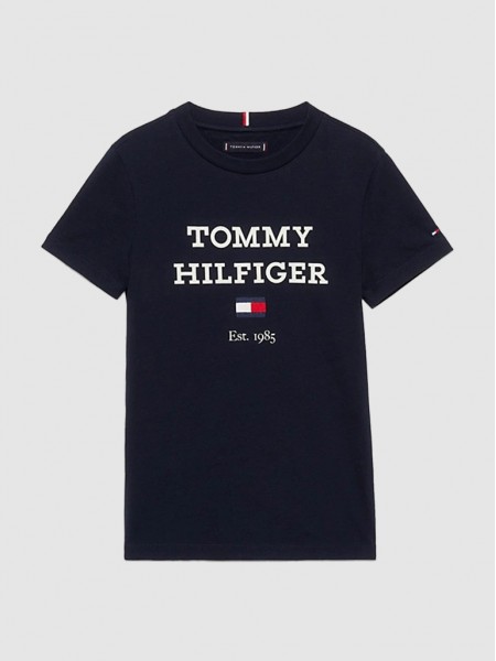 T-Shirt Boy Navy Blue Tommy Jeans Kids