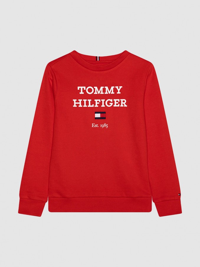 Sweatshirt Menino Logo Tommy Hilfiger