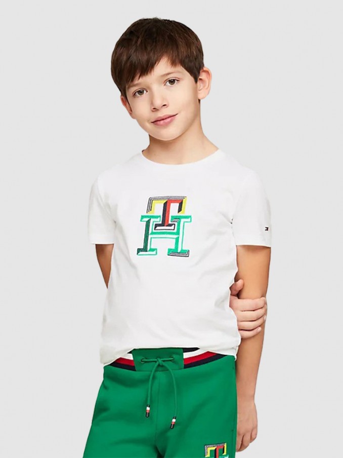 T-Shirt Menino Monogram Tommy Hilfiger