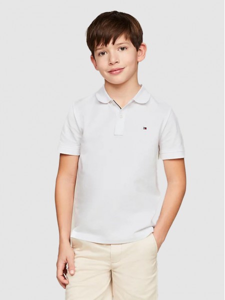 T-Shirt Boy White Tommy Jeans Kids