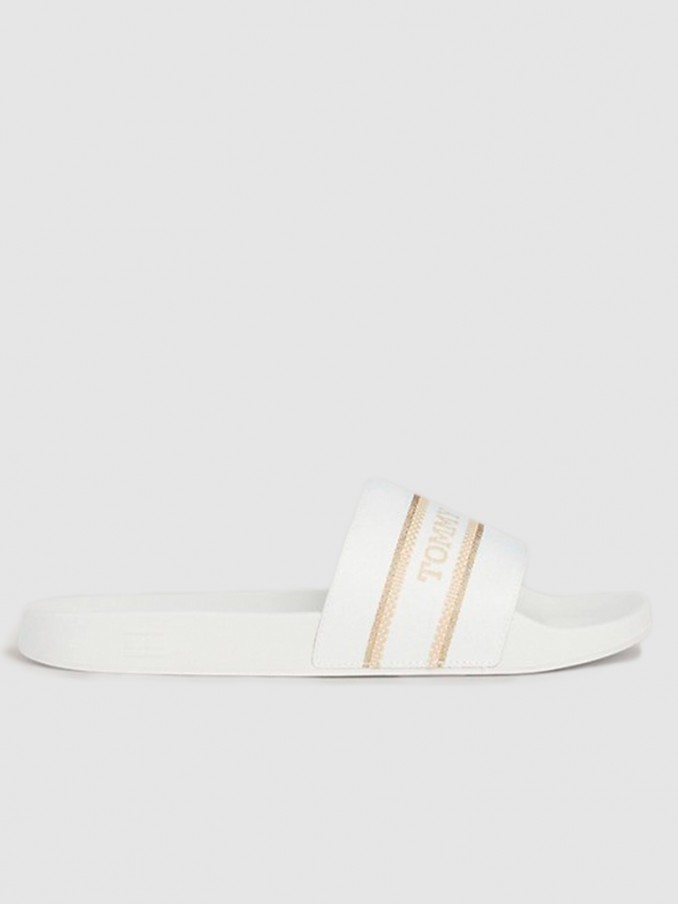 Chanclas Mujer Blanco Tommy Jeans