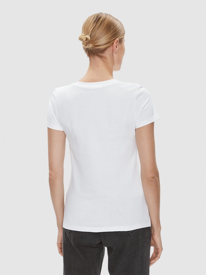 T-Shirt Mulher Sequin Calvin Klein