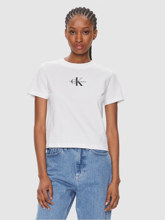T-Shirt Mulher Monologo Calvin Klein