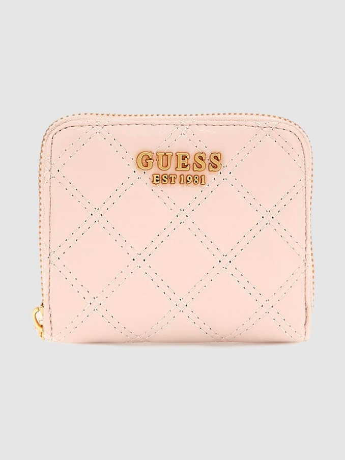 Monedero Mujer Crema Guess