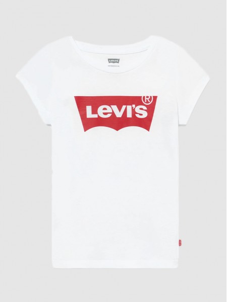 Camiseta Nia Blanco Levis