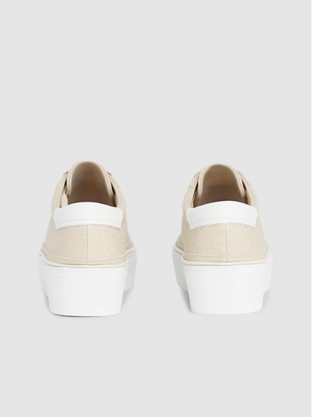 Mulher Lace Up Calvin Klein