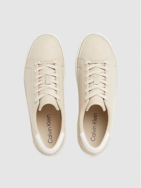 Mulher Lace Up Calvin Klein