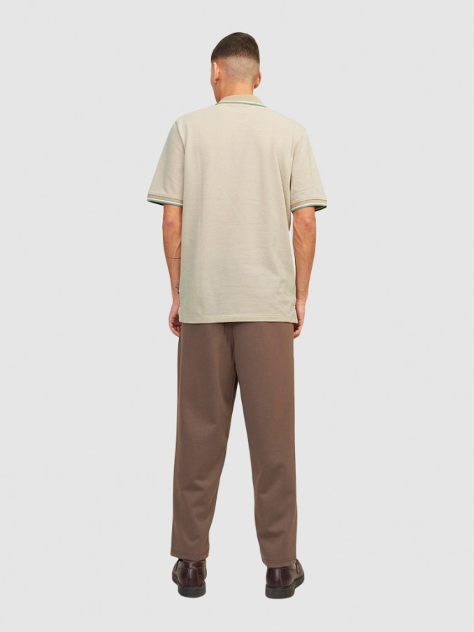 Polo Hombre Crema Jack & Jones