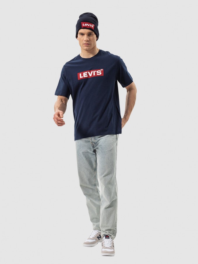 Camiseta Hombre Azul Marino Levis