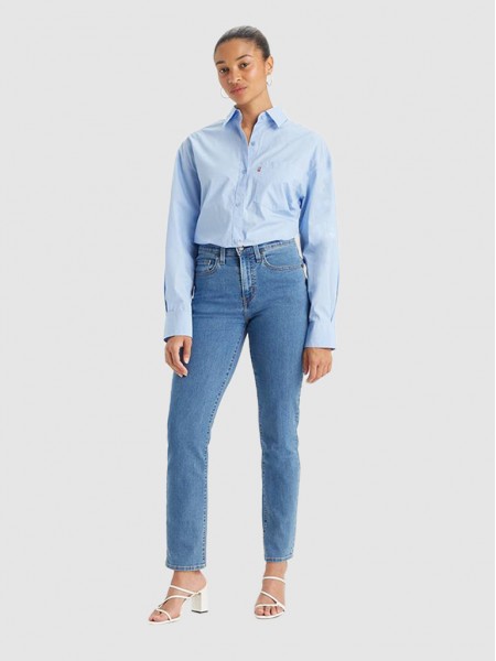 Calca Mulher 724 High Rise Straight Levis