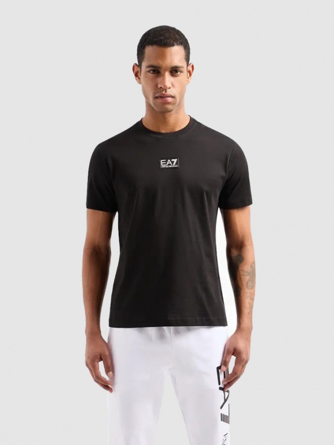 Camiseta Hombre Negro Ea7 Emporio Armani