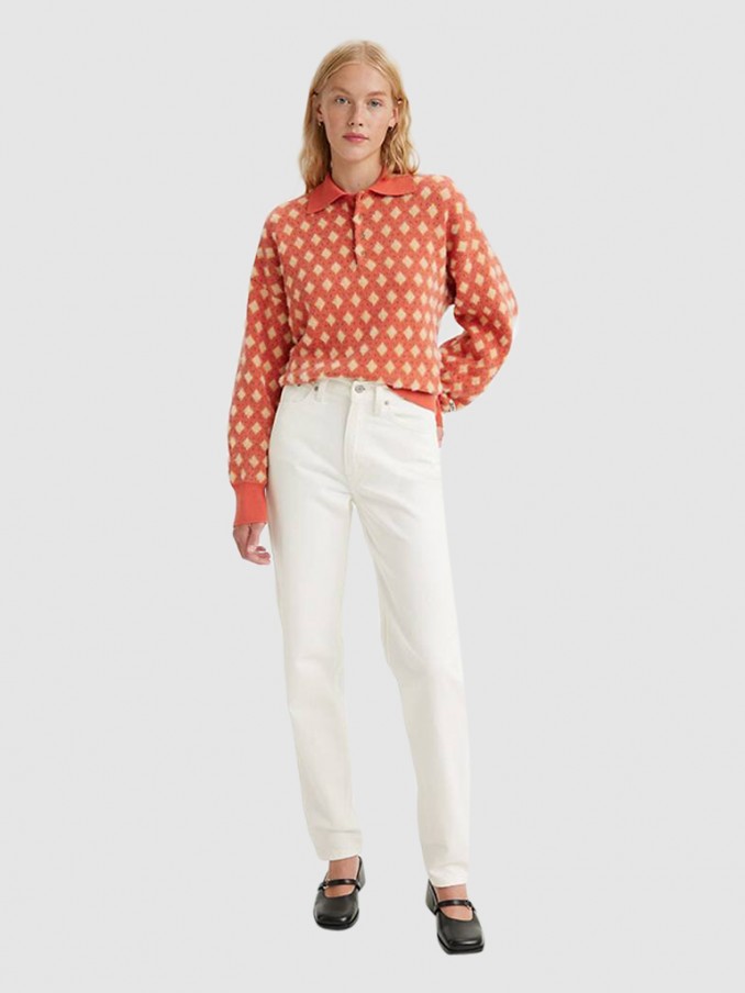 Pants Woman White Levis