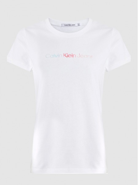 T-Shirt Mulher Difused Calvin Klein