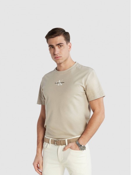 T-Shirt Man Grey Calvin Klein