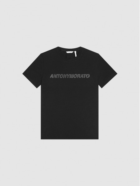 T-Shirt Man Black Antony Morato