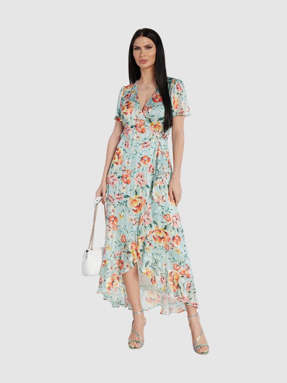 Dress Woman Guess Floral - W4GK38WG4D2.89 - Mellmak