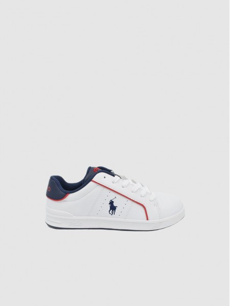 Sneakers Boy White Polo Ralph Lauren