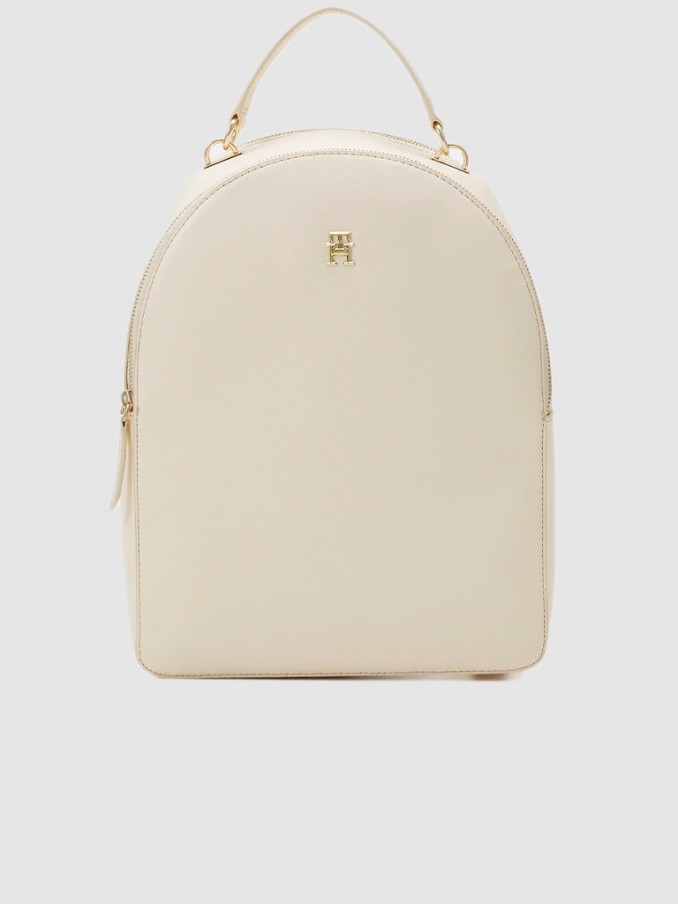 Backpack Woman Cream Tommy Jeans