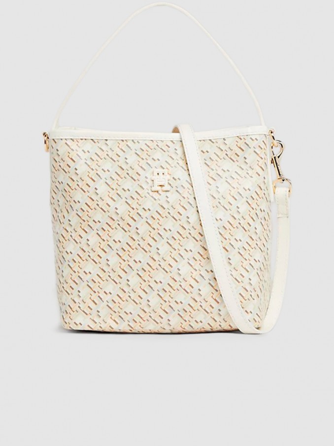 Shoulder Bags Woman Cream Tommy Jeans