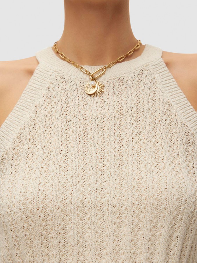 Blusa Mujer Crema Vero Moda