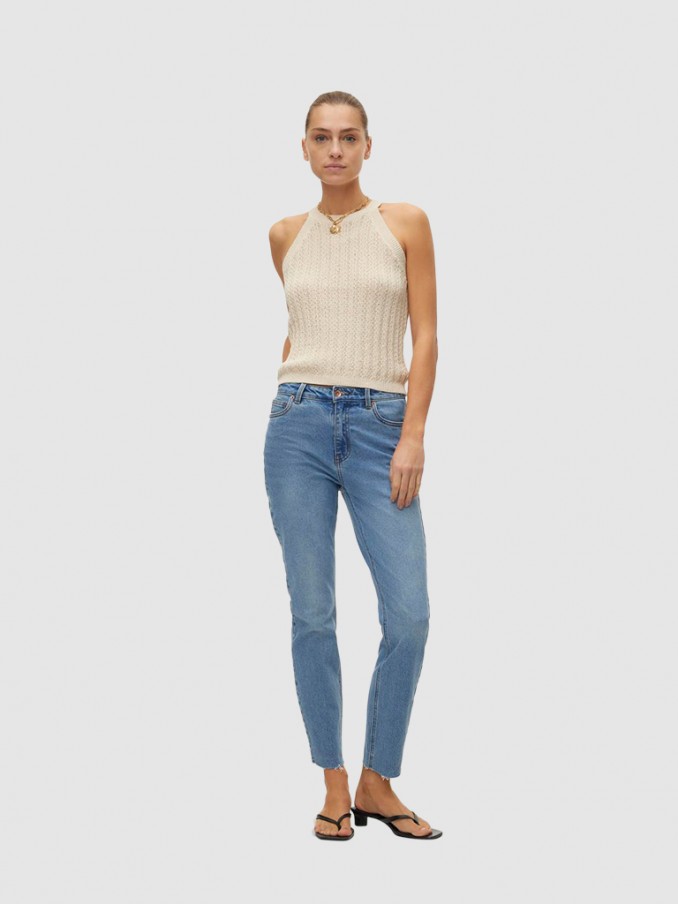Blusa Mujer Crema Vero Moda