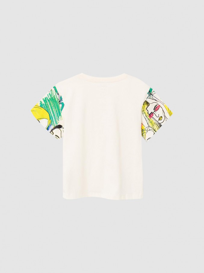 T-Shirt Girl White Name It