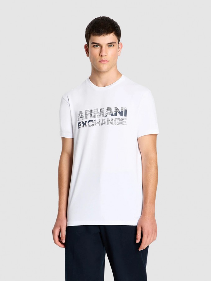 T-Shirt Man White Armani Exchange