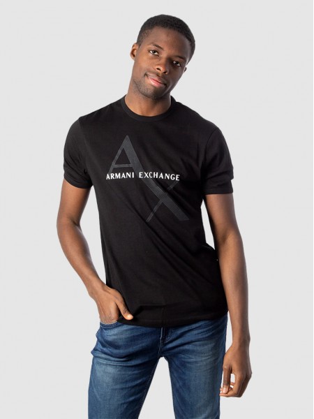 T-Shirt Man Black Armani Exchange