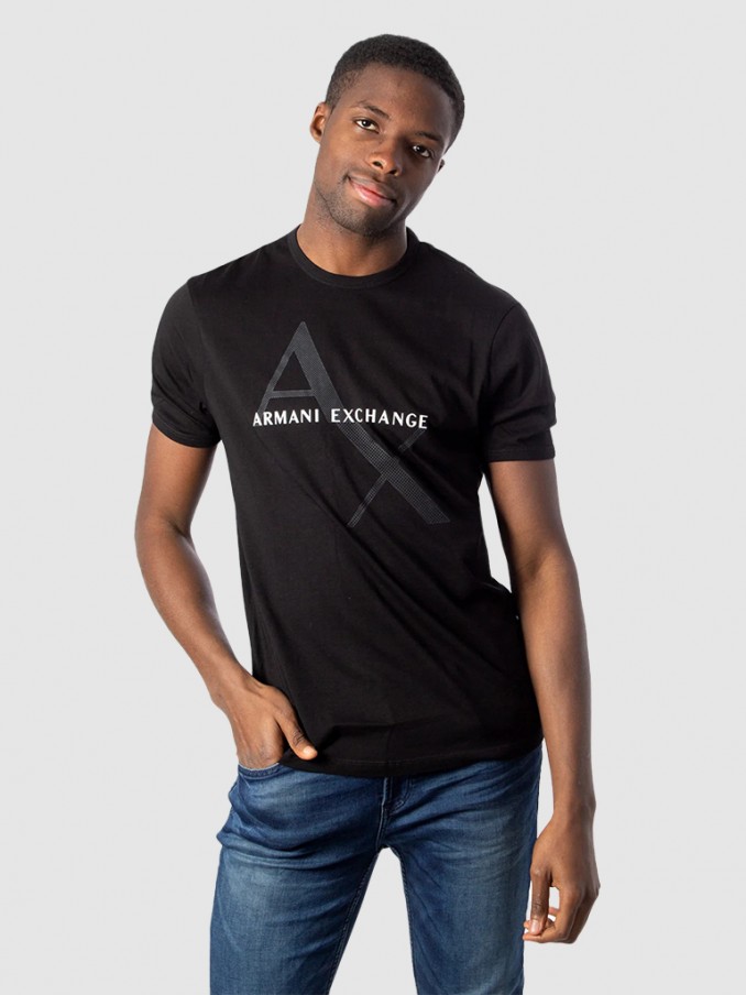 Camiseta Hombre Negro Armani Exchange