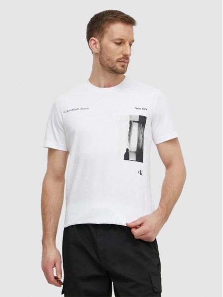 T-Shirt Homem Graphic Calvin Klein