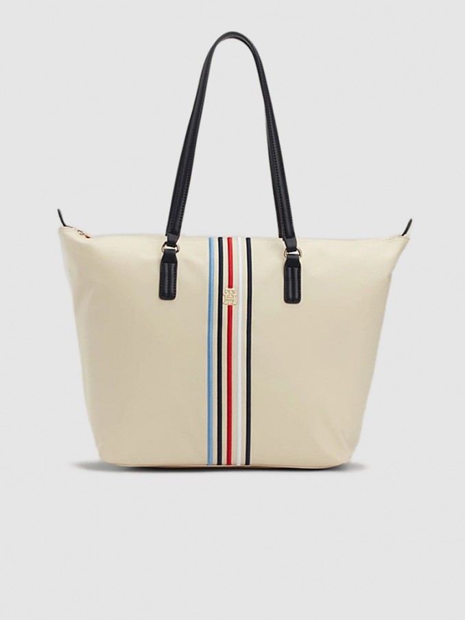 Tote Bags Woman Cream Tommy Jeans