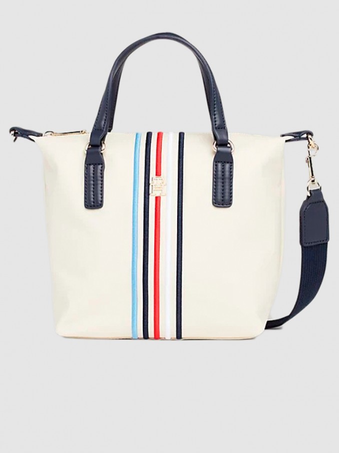 Tote Bags Woman Cream Tommy Jeans