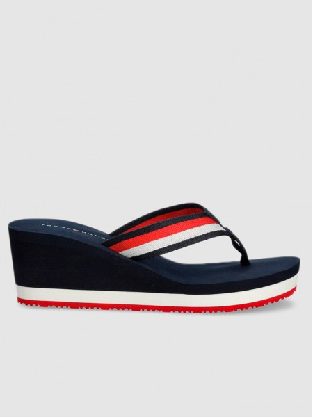 Chinelo Mulher Wedge Tommy Hilfiger