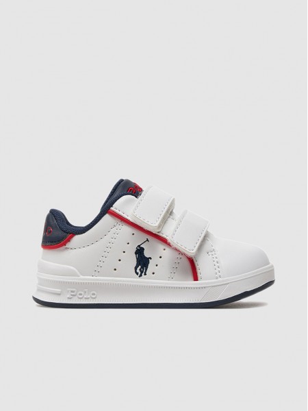 Sneakers Baby Boy White Polo Ralph Lauren