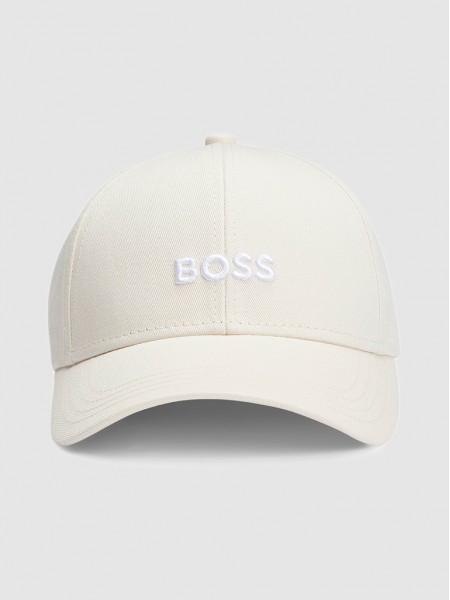 Hats Man Cream Boss