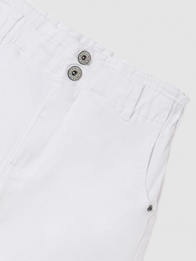 Shorts Girl White Mayoral