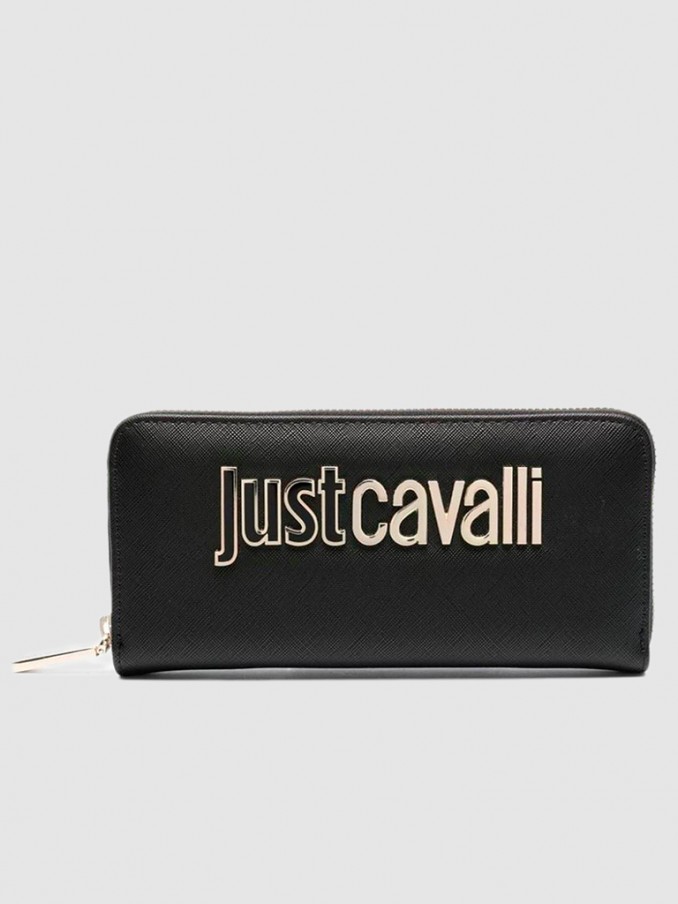 Billetera Mujer Negro Just Cavalli