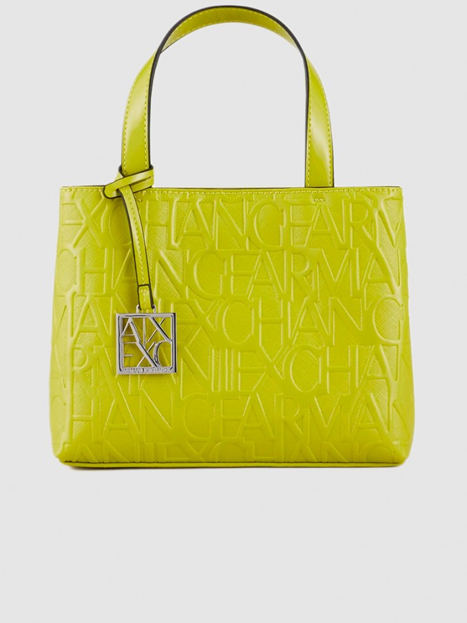 Handbag Woman Green Lemon Armani Exchange