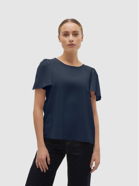 Shirt Woman Navy Blue Vero Moda