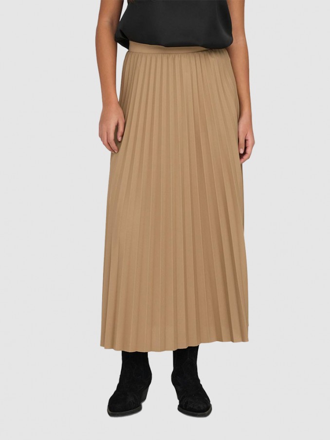 Skirt Woman Beige Only