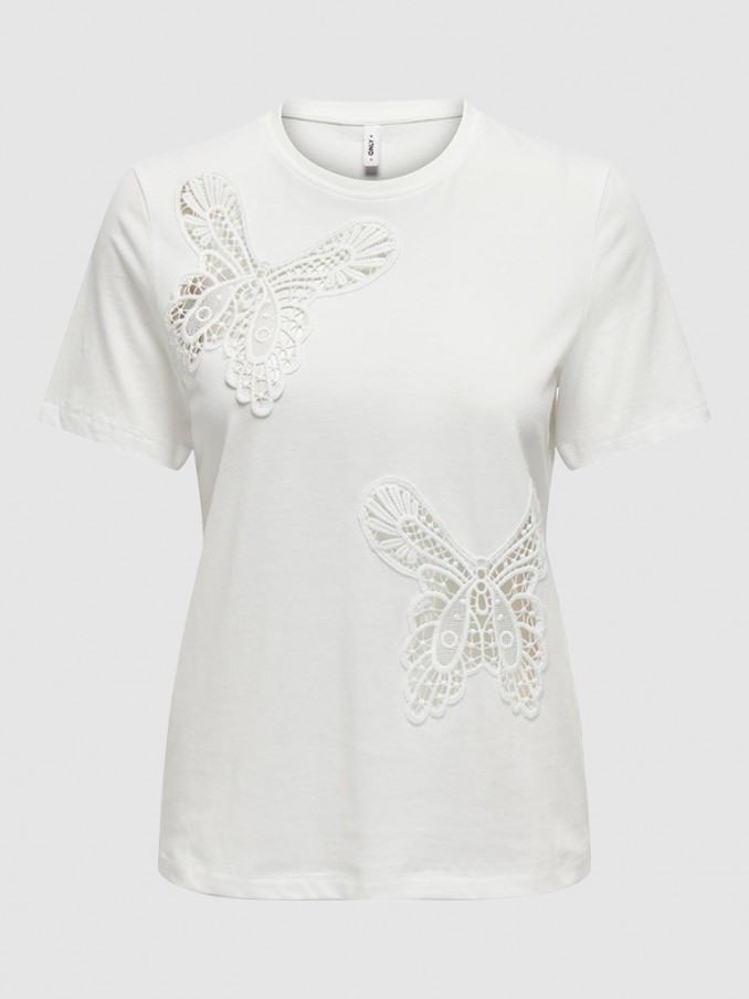 Camiseta Mujer Blanco Only