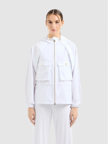 Jacket Woman White Ea7 Emporio Armani
