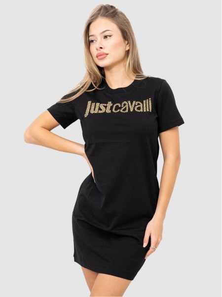 Dress Woman Black Just Cavalli