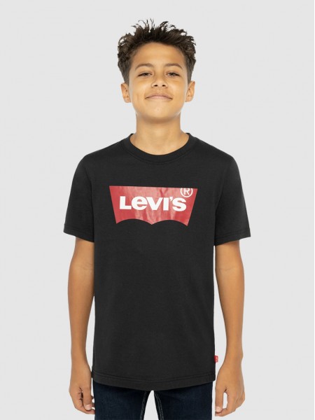 T-Shirt Boy Black Levis