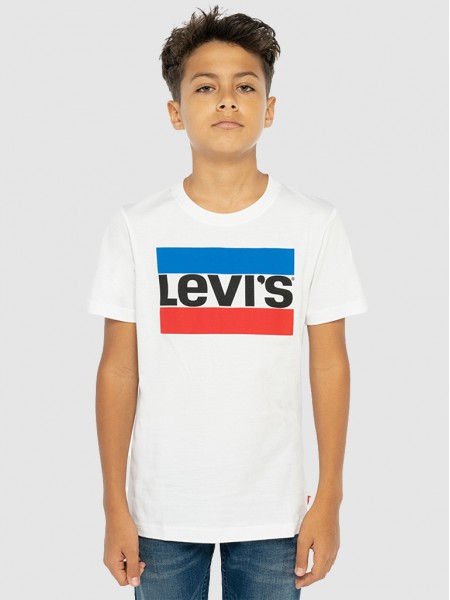 T-Shirt Boy Cream Levis