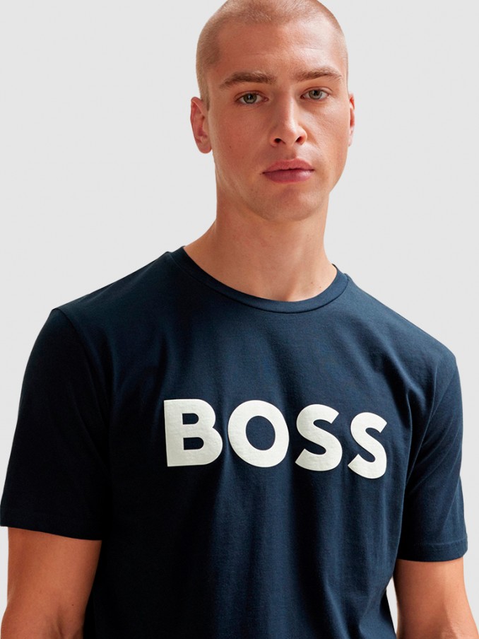 T-Shirt Man Boss Orange