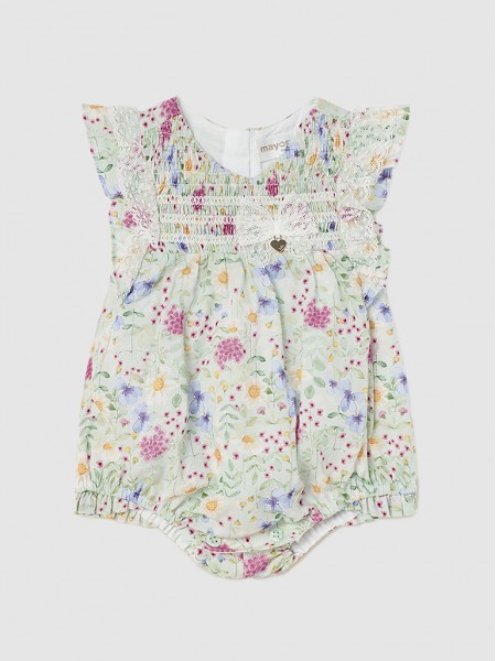 Babygrows Baby Girl Floral Mayoral